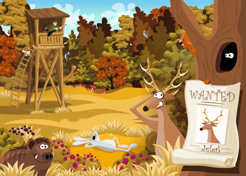 Jeleń i inni - Tworzenie ilustracji dla dzieci